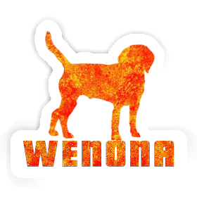 Aufkleber Hund Wenona Image