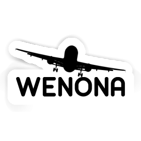 Sticker Wenona Airplane Image