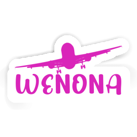 Airplane Sticker Wenona Image