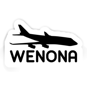 Wenona Autocollant Jumbo-Jet Image