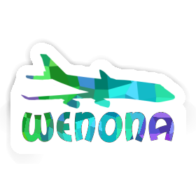 Wenona Aufkleber Jumbo-Jet Image