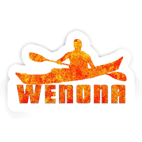 Kajakfahrer Sticker Wenona Image