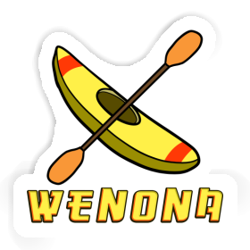 Sticker Wenona Canoe Image