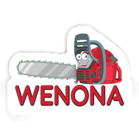 Wenona Sticker Kettensäge Image