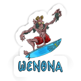 Surfeur Autocollant Wenona Image