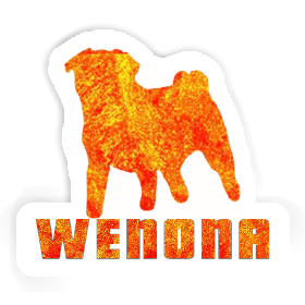 Pug Sticker Wenona Image