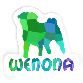 Sticker Wenona Pug Image