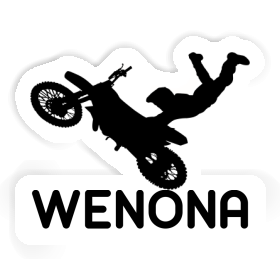 Wenona Aufkleber Motocross-Fahrer Image