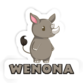 Sticker Rhino Wenona Image