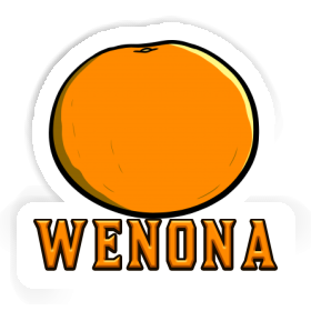 Wenona Sticker Orange Image