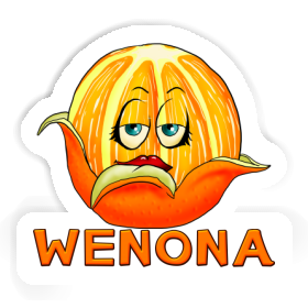 Orange Aufkleber Wenona Image