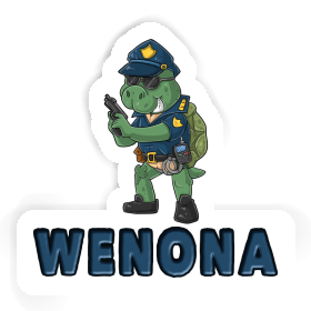 Sticker Police Officer Wenona Image