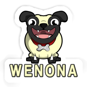 Pug Sticker Wenona Image
