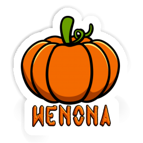 Pumpkin Sticker Wenona Image