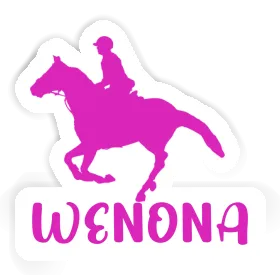 Wenona Sticker Horse Rider Image
