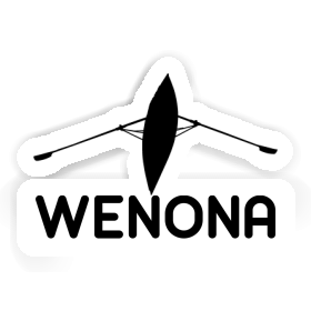 Sticker Wenona Rowboat Image