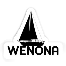 Segelboot Sticker Wenona Image