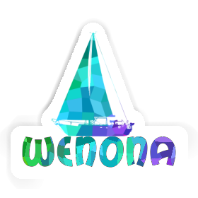 Sticker Wenona Sailboat Image