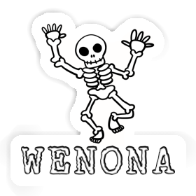 Skelett Aufkleber Wenona Image