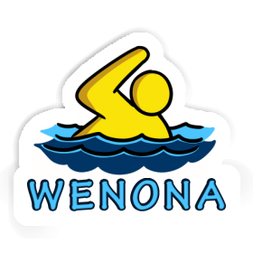 Sticker Wenona Swimmer Image