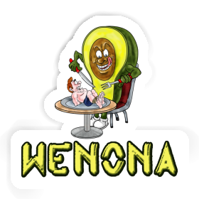 Sticker Wenona Avocado Image