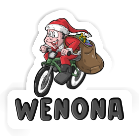 Cyclist Sticker Wenona Image