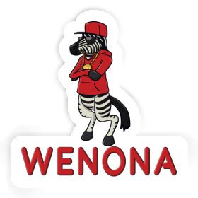 Zebra Aufkleber Wenona Image