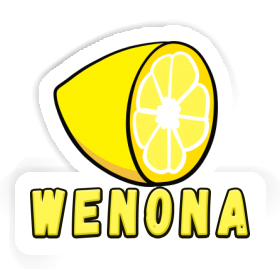 Wenona Aufkleber Zitrone Image