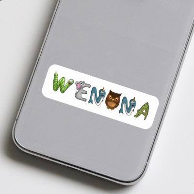 Sticker Wenona Animal Font Notebook Image