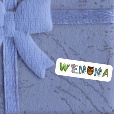 Sticker Wenona Animal Font Laptop Image