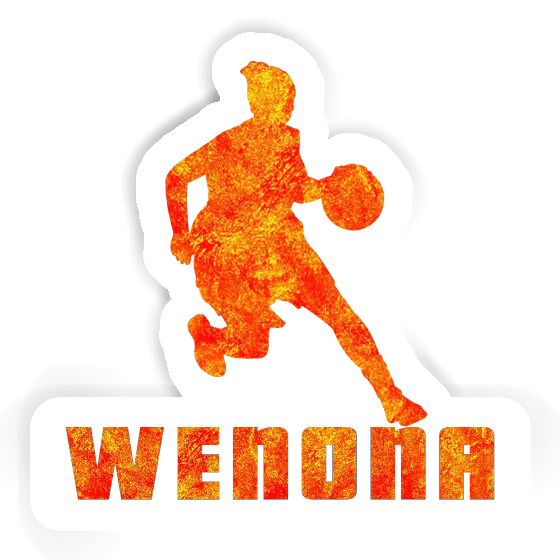 Sticker Wenona Basketballspielerin Notebook Image