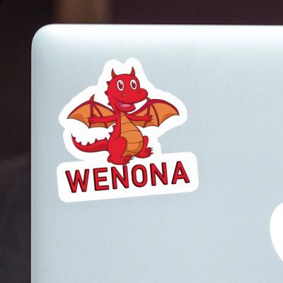Wenona Aufkleber Baby-Drache Laptop Image