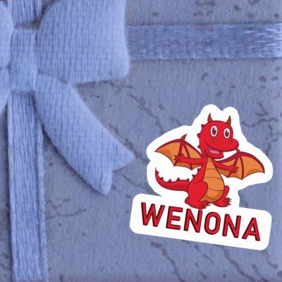 Wenona Aufkleber Baby-Drache Notebook Image