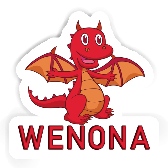 Wenona Sticker Baby Dragon Laptop Image