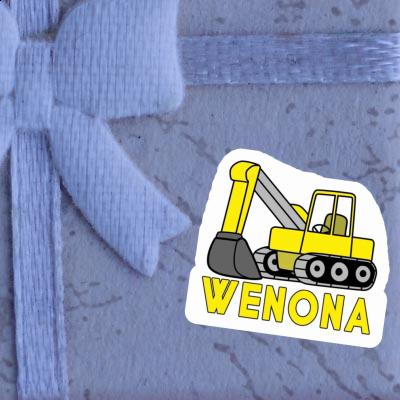 Wenona Sticker Excavator Laptop Image