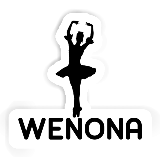 Ballerina Sticker Wenona Laptop Image