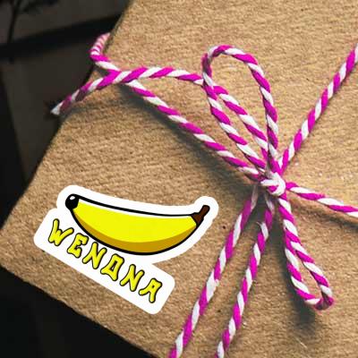 Wenona Autocollant Banane Notebook Image