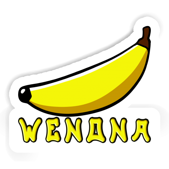 Banane Aufkleber Wenona Laptop Image