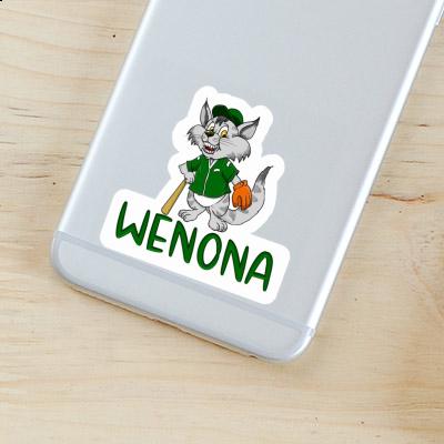 Sticker Baseball Cat Wenona Gift package Image