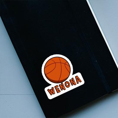 Basketball Ball Sticker Wenona Laptop Image