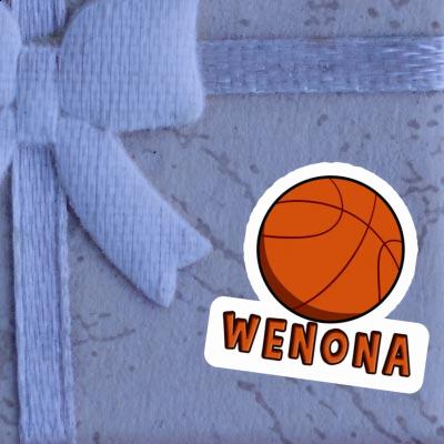 Sticker Wenona Basketball Notebook Image