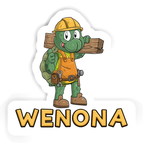 Construction worker Sticker Wenona Notebook Image