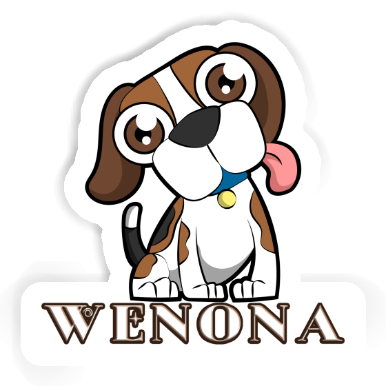 Autocollant Beagle-Hund Wenona Laptop Image