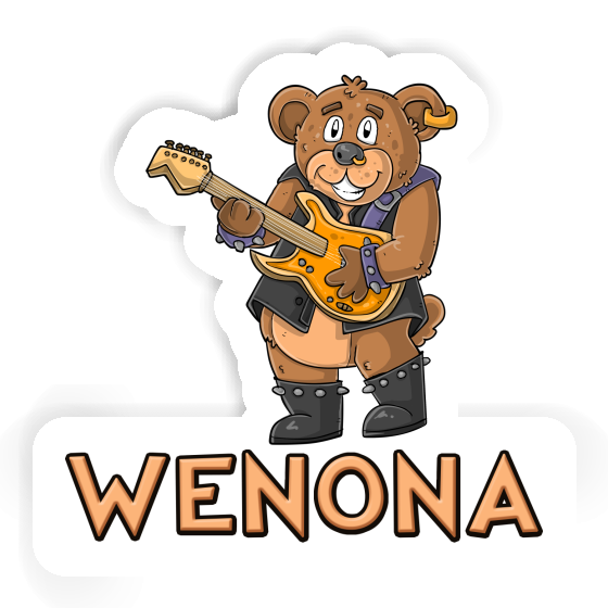 Sticker Wenona Rocker Bear Notebook Image
