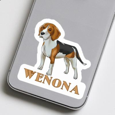 Beagle Dog Sticker Wenona Notebook Image