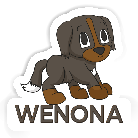 Sticker Mountain Dog Wenona Laptop Image
