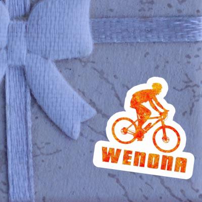 Wenona Sticker Biker Notebook Image