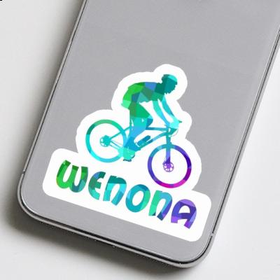 Wenona Sticker Biker Image
