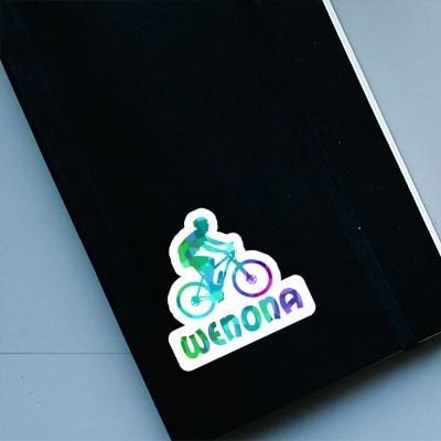 Wenona Sticker Biker Notebook Image