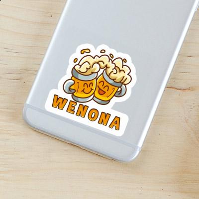 Wenona Autocollant Bière Image